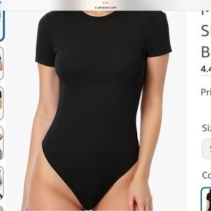 Mangopop Black Bodysuit